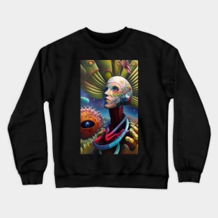 Dream of a Android Cyber Surrealism Crewneck Sweatshirt